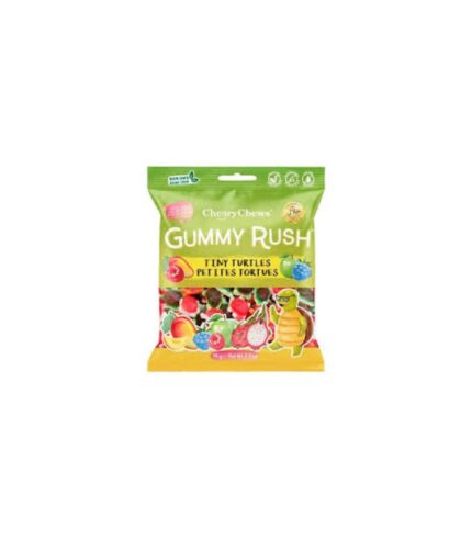 Cheery Chews Gummy Rush Tiny Turtles 90g – Box of 12 Packs