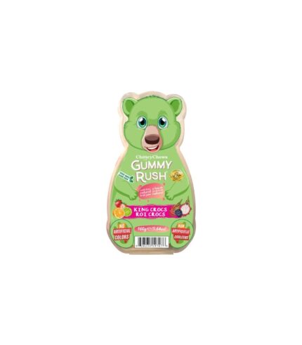 Gummy Rush Bear- King Crocs Tub 160g - Box of 12 Packs