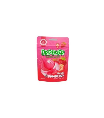 Dr Peeler Strawberry Gummy Candy - 65GM (12-Count Box)