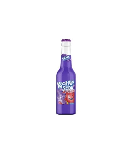 Grape Kool-Aid Soda Bottle - Each 355ml x 12
