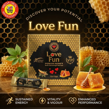 Love Fun Power Honey Paste - 12 sachets x 15 grams each